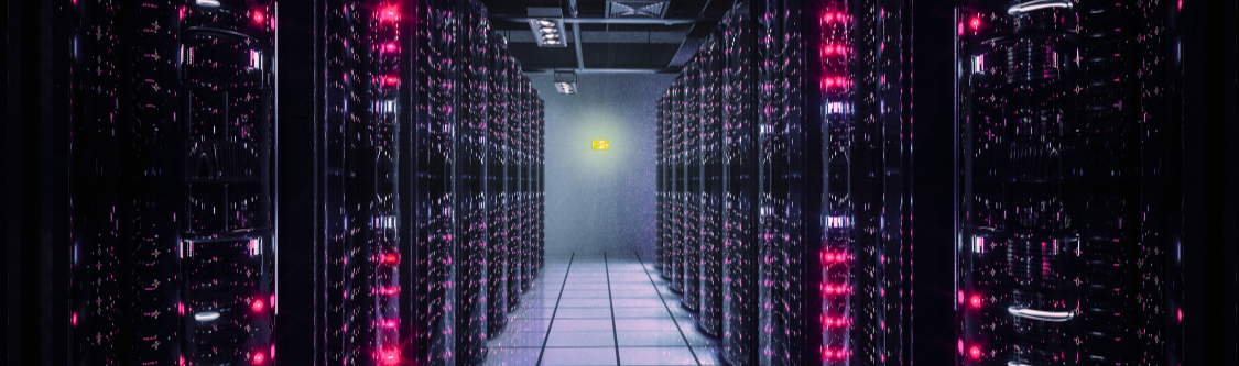 A datacenter with complex IT systems infrastructure